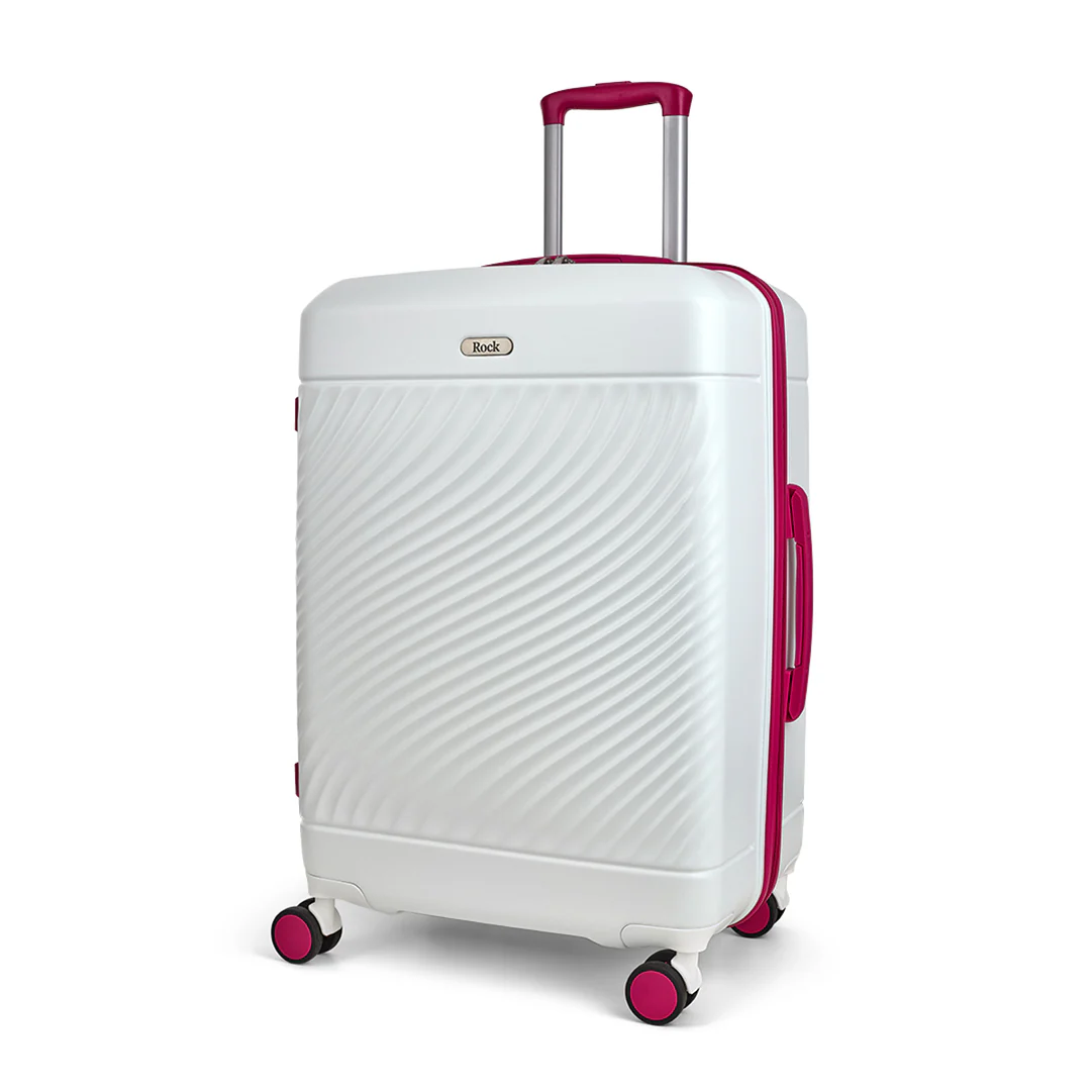 Official Love Island White & Pink Medium Suitcase - Personalised - Image 3
