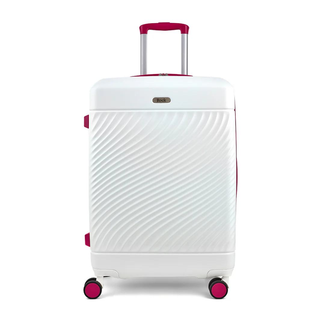 Official Love Island White & Pink Medium Suitcase - Personalised - Image 4