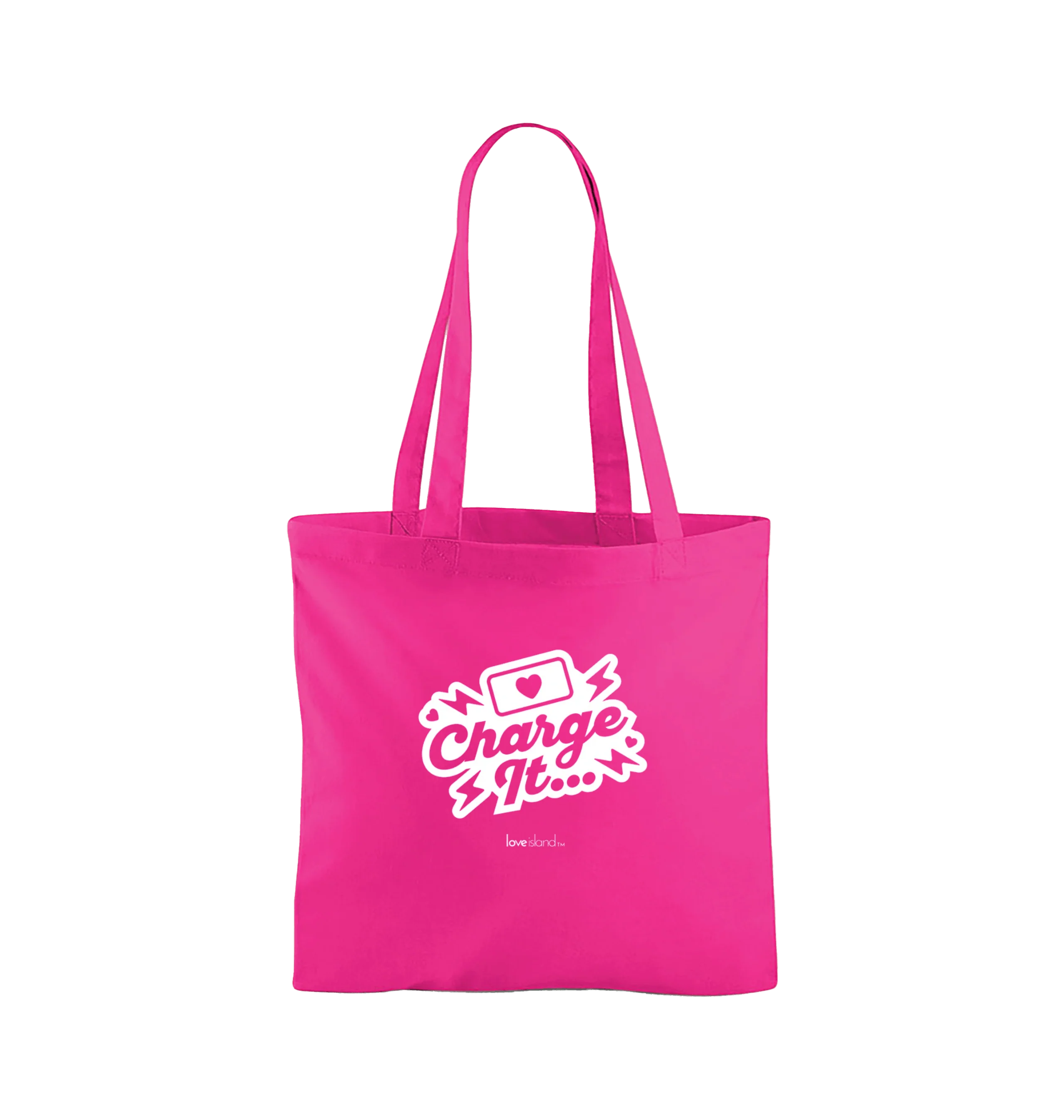 Charge It Pink Tote bag