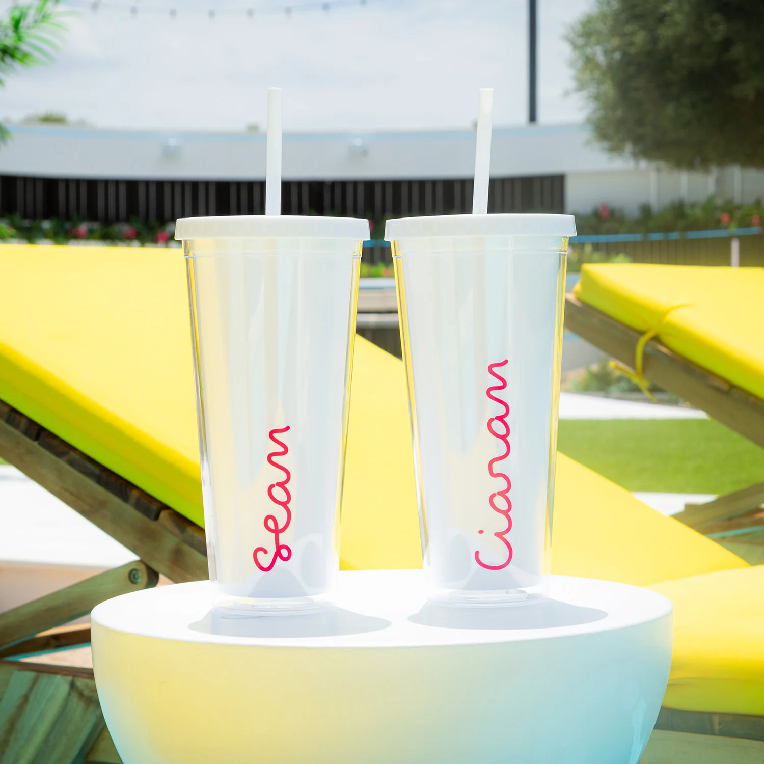 Official Love Island Straw Cup - Personalised - Image 11