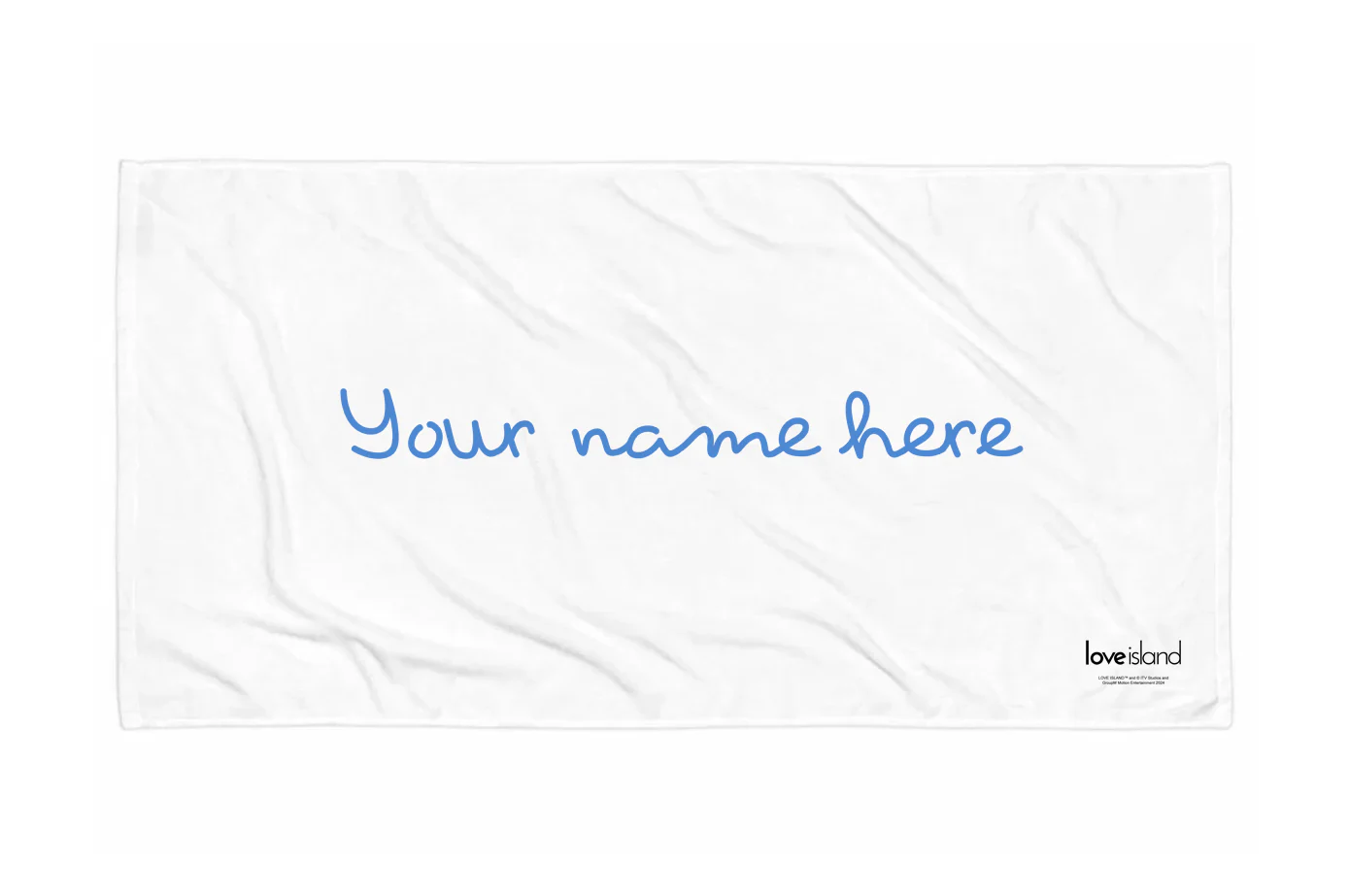 Official Love Island Towel - Personalised - Image 3