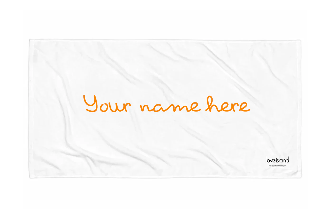 Official Love Island Towel - Personalised - Image 4