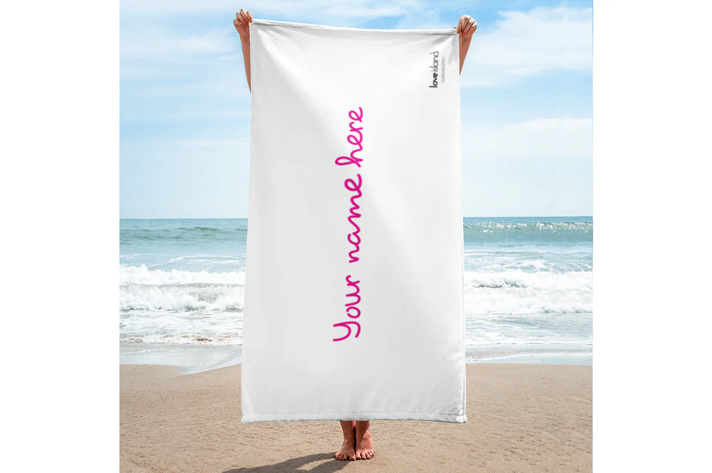 Official Love Island Towel - Personalised - Image 6
